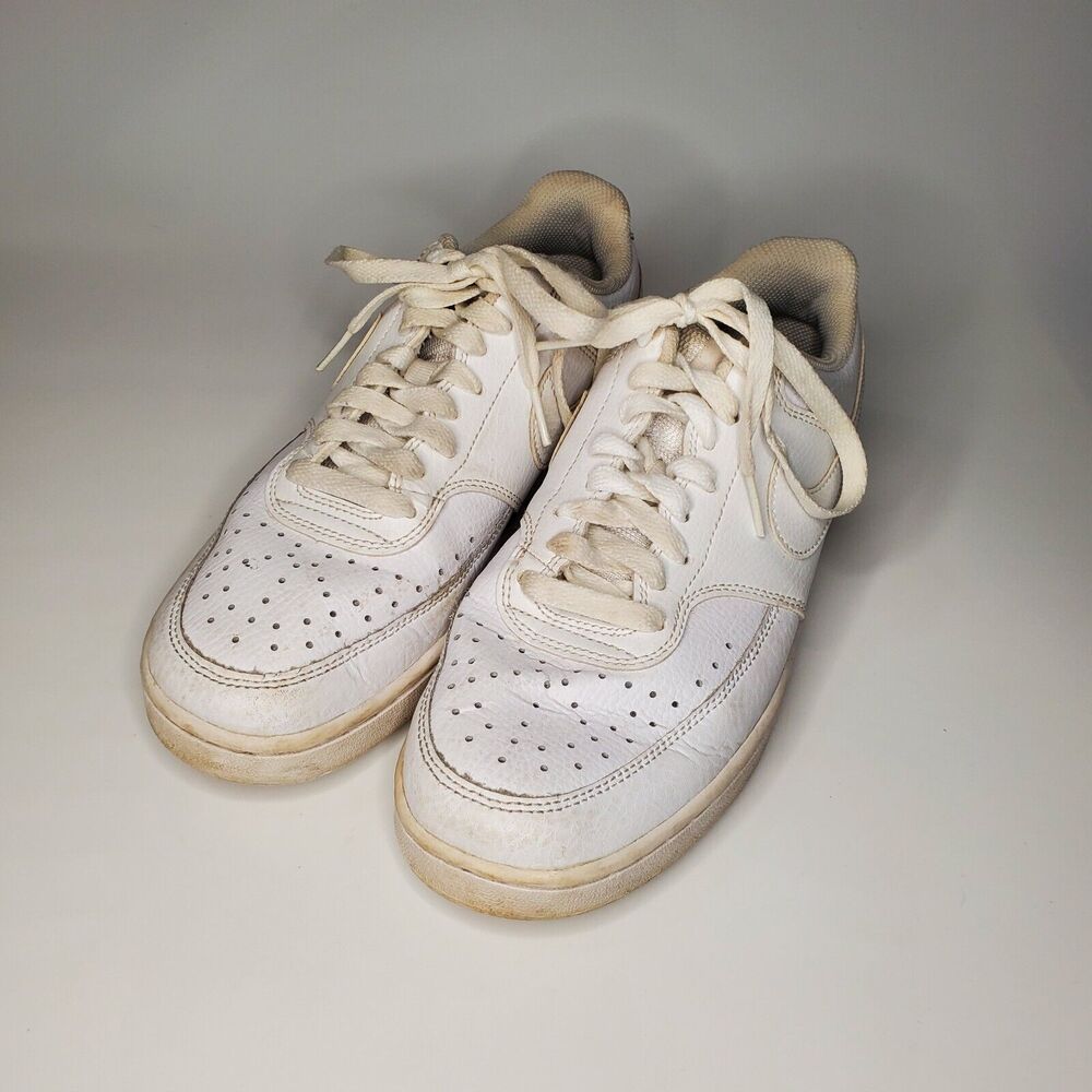 Nike Court Vision Low White Sneakers CD5463-100 Kids Size 6.5Y